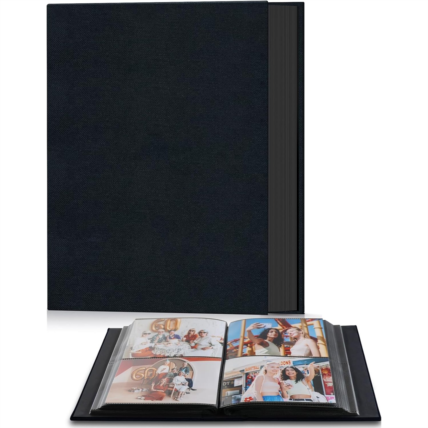 Baby Products Pictures - Linen Hardcover Photo Album 4x6 200