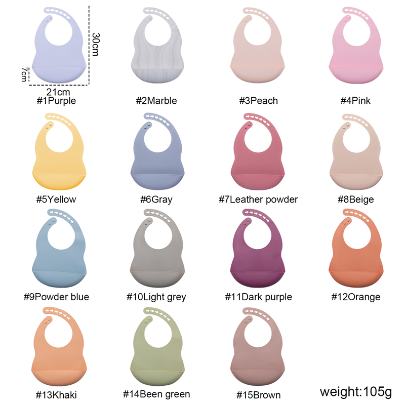 0-3 Years Baby Bib BPA Free Si - Silicone Baby Bibs บทวิจารณ์และราคา