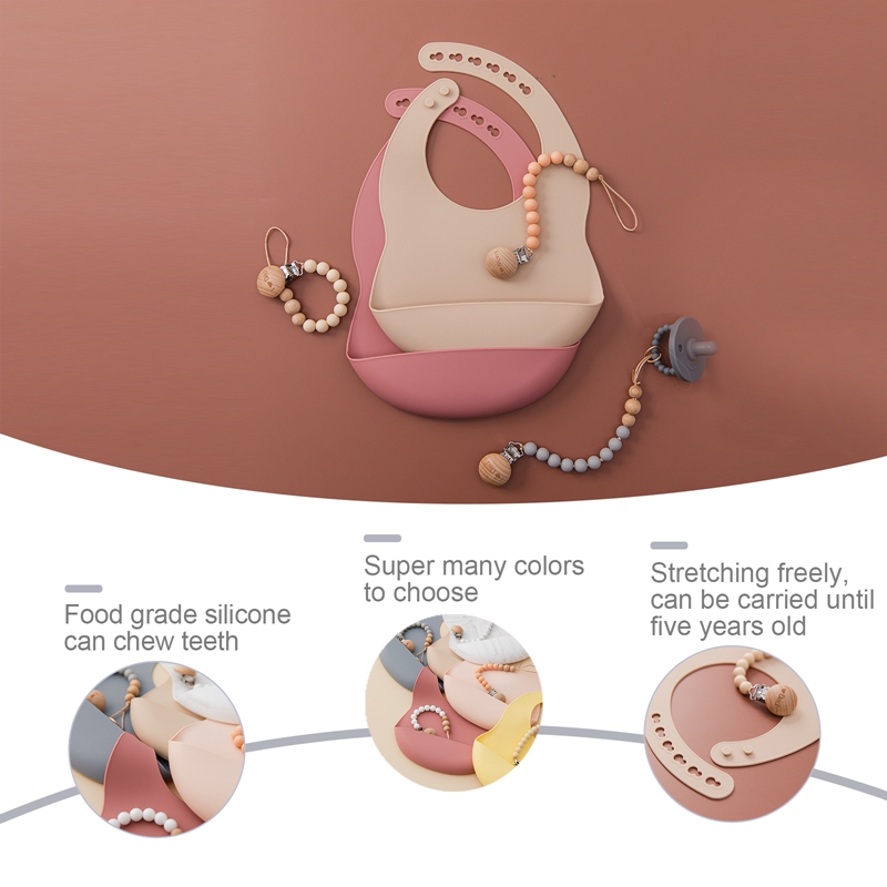 0-3 Years Baby Bib BPA Free Si - Silicone Baby Bibs บทวิจารณ์และราคา