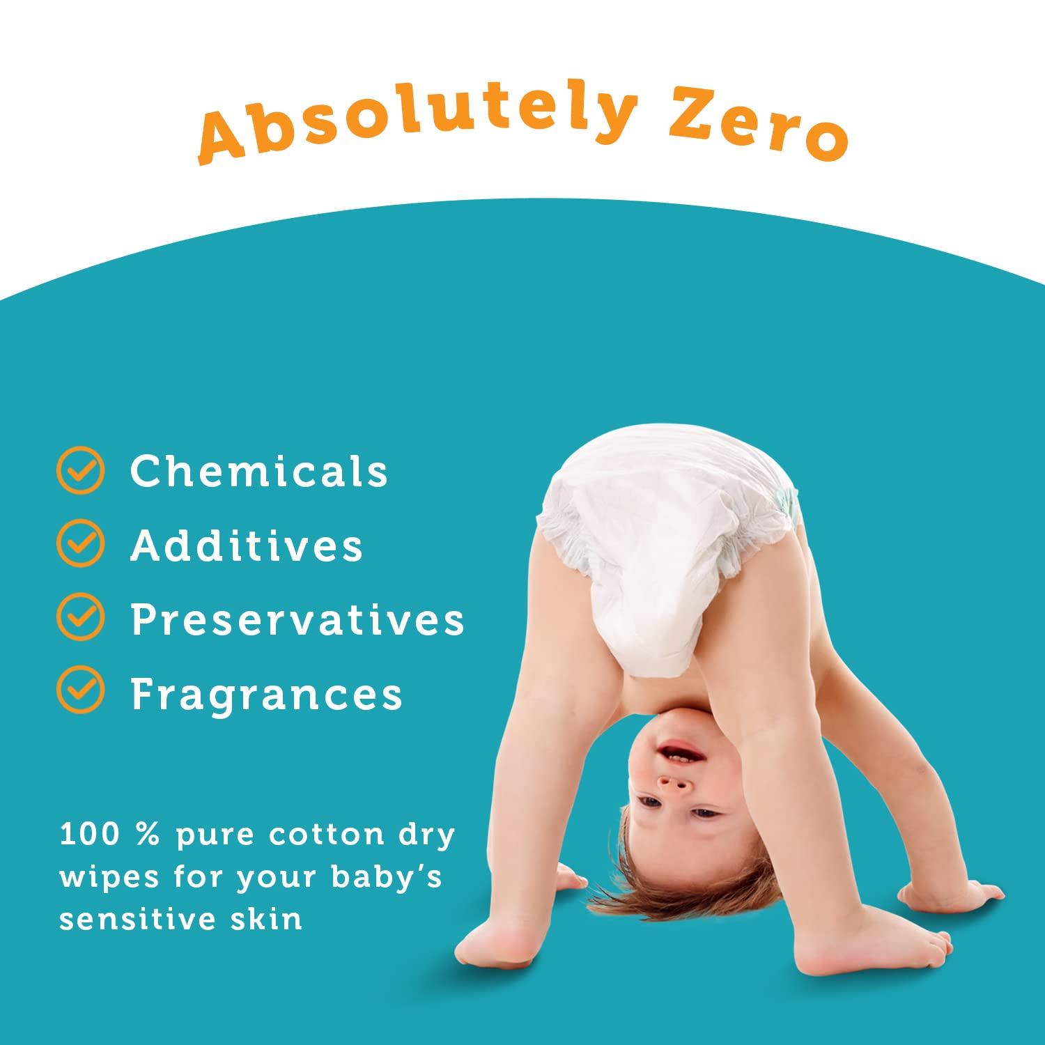 100% Pure Cotton Dry Baby Wipe - Baby Products For Dry Skin บทวิจารณ์และราคา
