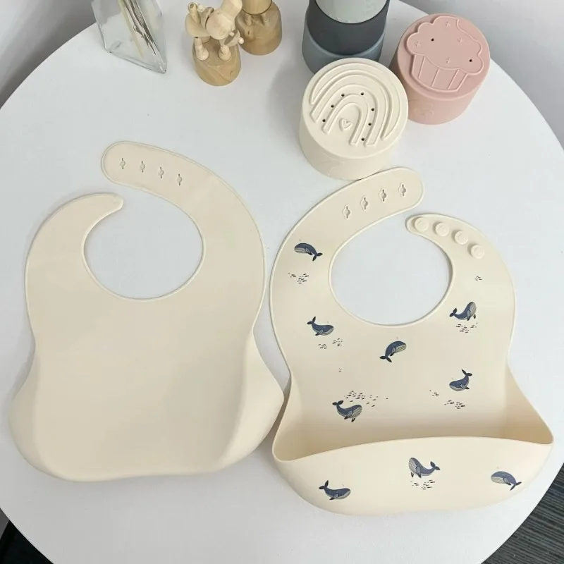 Suit Cute Feeding Bib, Food Bi - Silicone Baby Bibs บทวิจารณ์และราคา