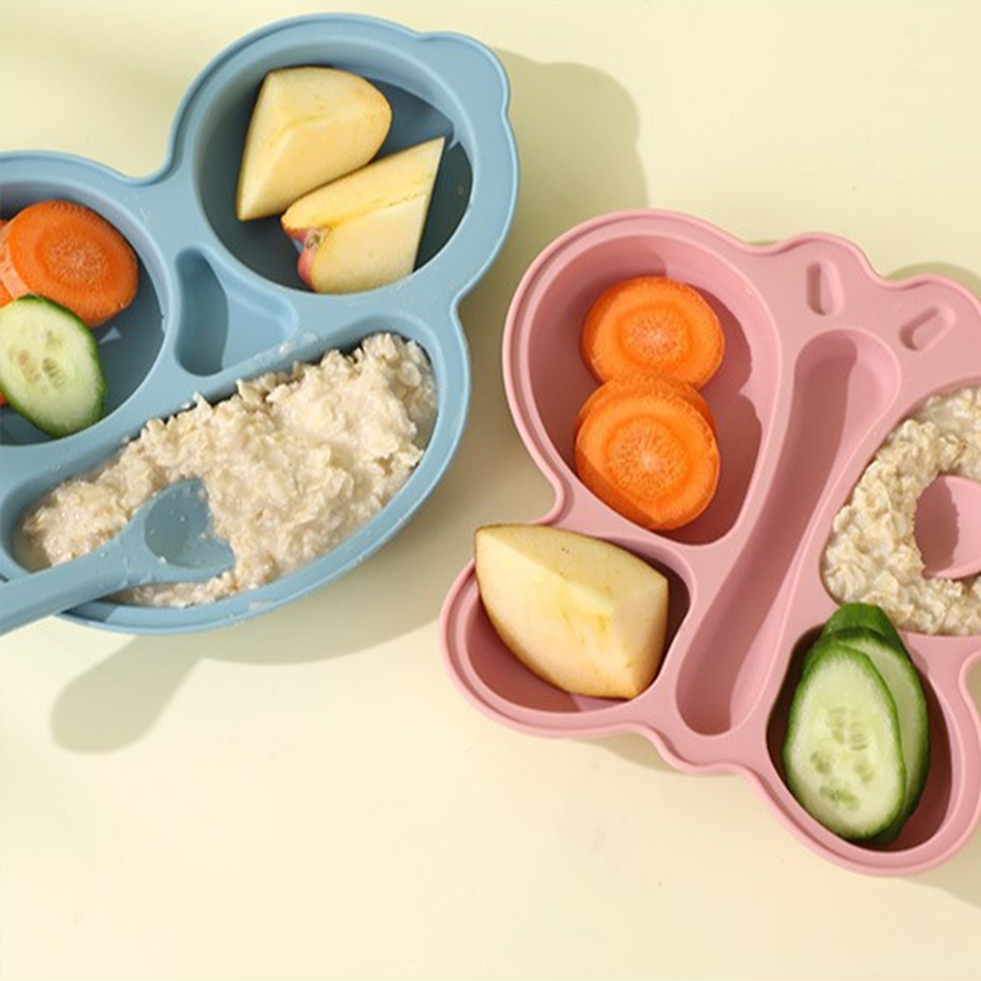 2pcs Baby Butterfly Silicone D - Baby Led Weaning Set บทวิจารณ์และราคา