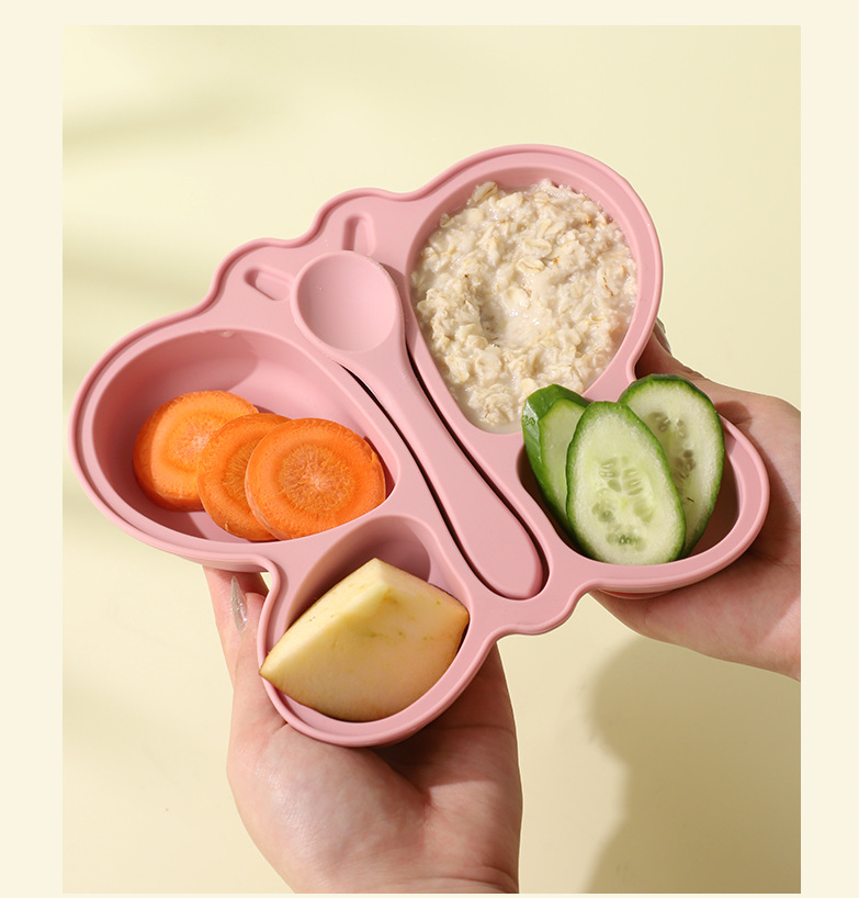 2pcs Baby Butterfly Silicone D - Baby Led Weaning Set บทวิจารณ์และราคา