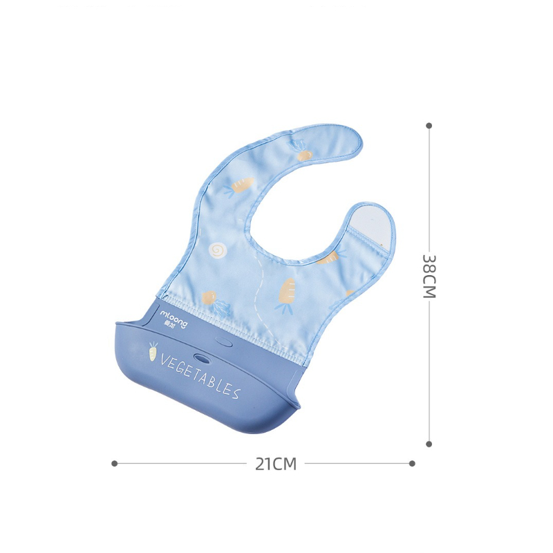 Children's Waterproof Bib Baby - Silicone Baby Bibs บทวิจารณ์และราคา
