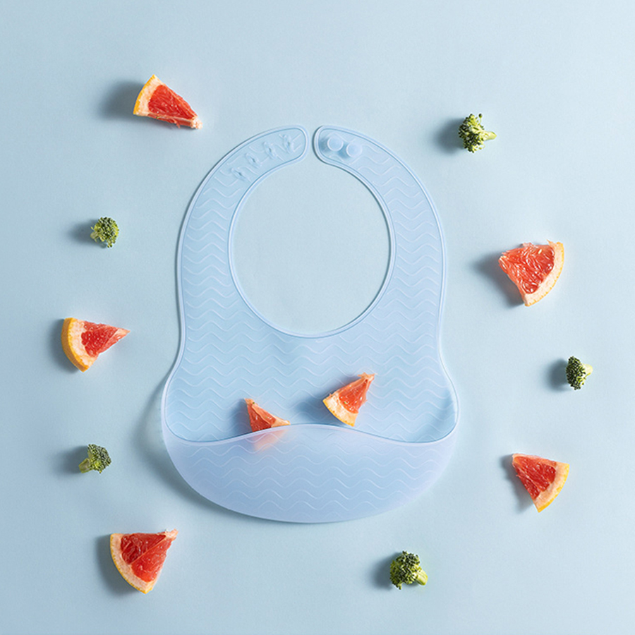 1pc BabySilicone Jelly Bib Ult - Silicone Baby Bibs บทวิจารณ์และราคา