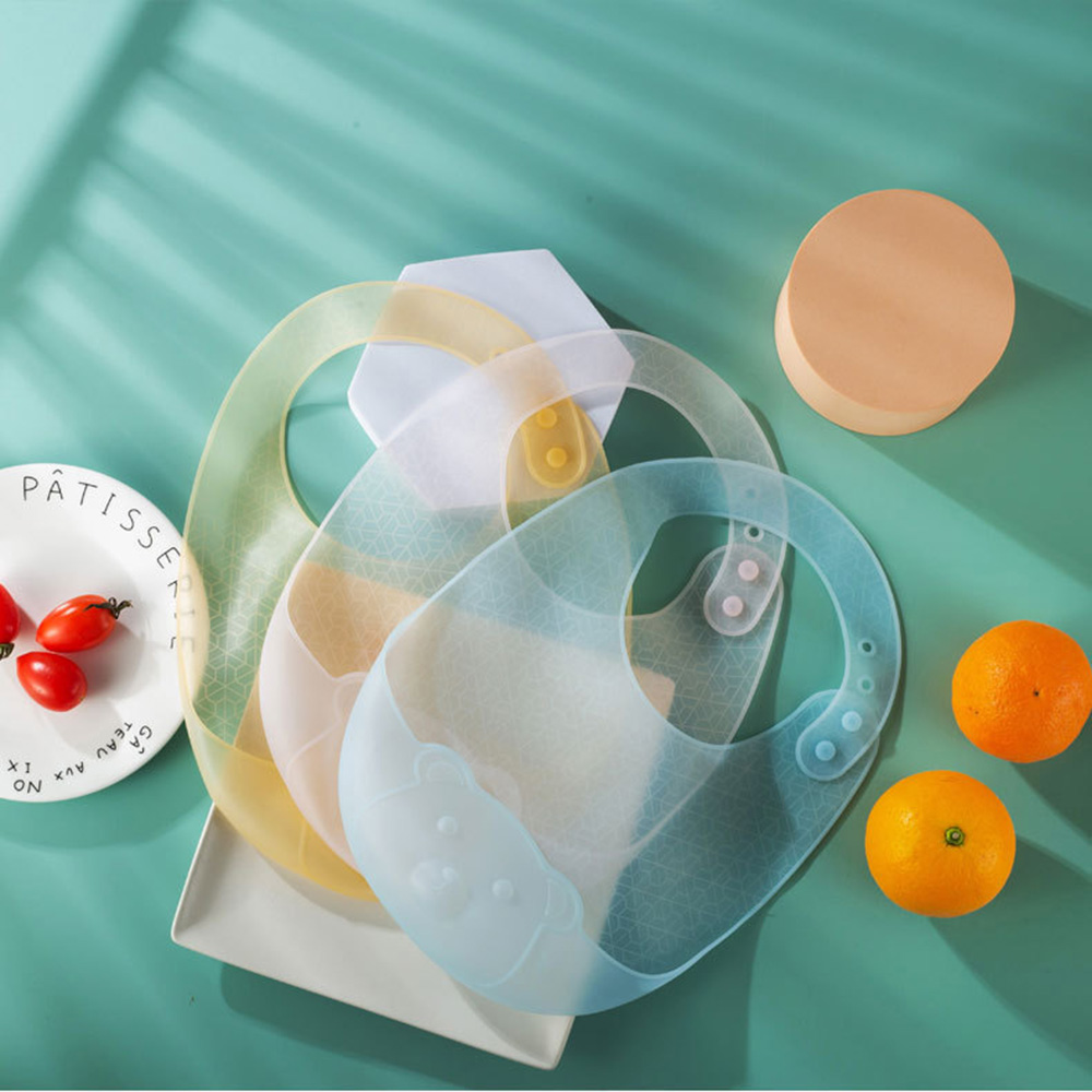 Baby eating bib, complementary - Silicone Baby Bibs บทวิจารณ์และราคา