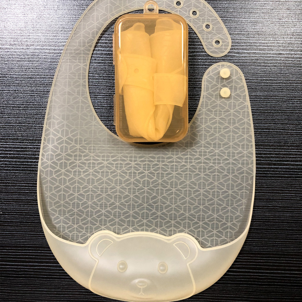 Baby eating bib, complementary - Silicone Baby Bibs บทวิจารณ์และราคา