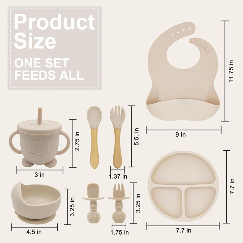 Baby Silicone Tableware Person - Baby Led Weaning Set บทวิจารณ์และราคา