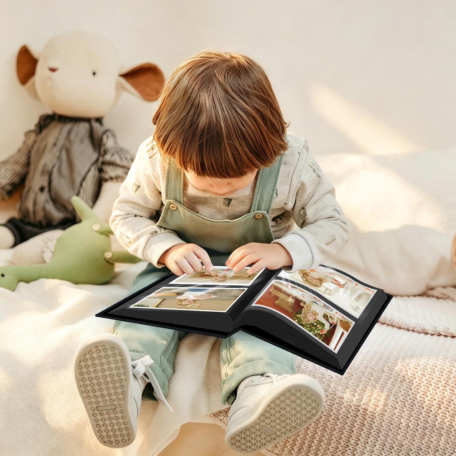 Linen Hardcover Photo Album 4x - Baby Products Pictures บทวิจารณ์และราคา