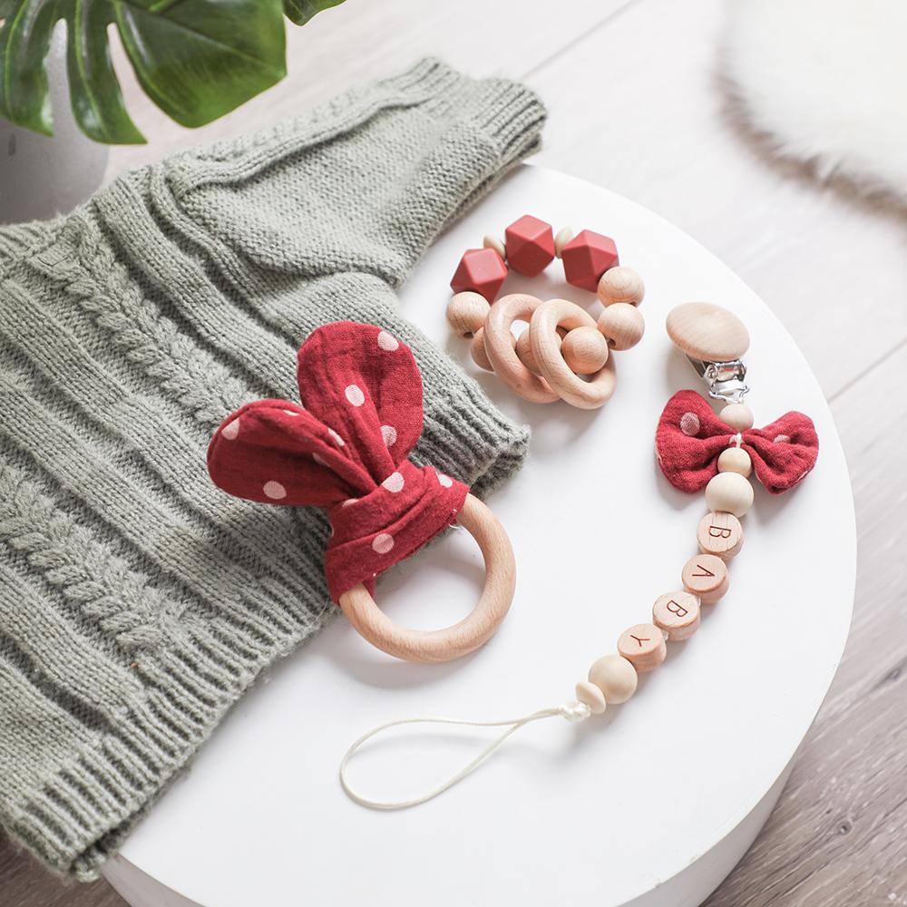 1pc Baby Rattle Wooden Ring Be - Baby Products Pictures บทวิจารณ์และราคา