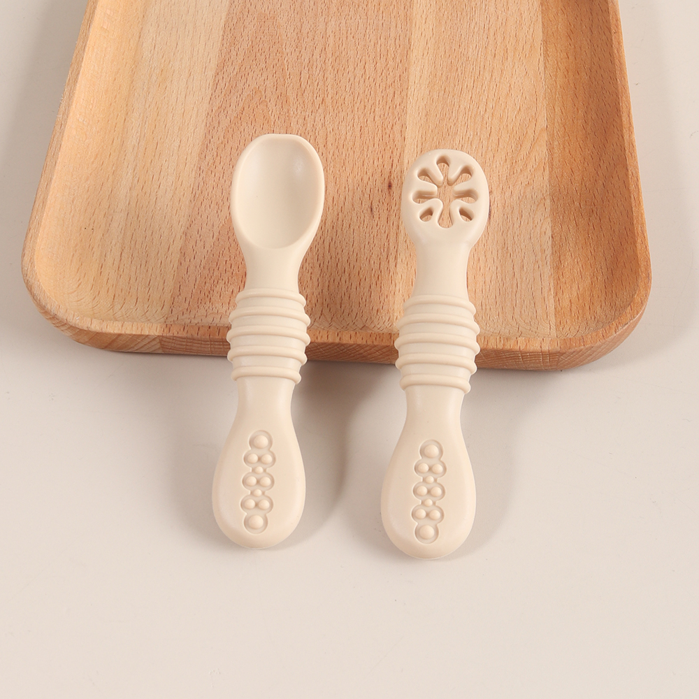 2PCS Silicone Baby Feeding Spo - Baby Led Weaning Set บทวิจารณ์และราคา