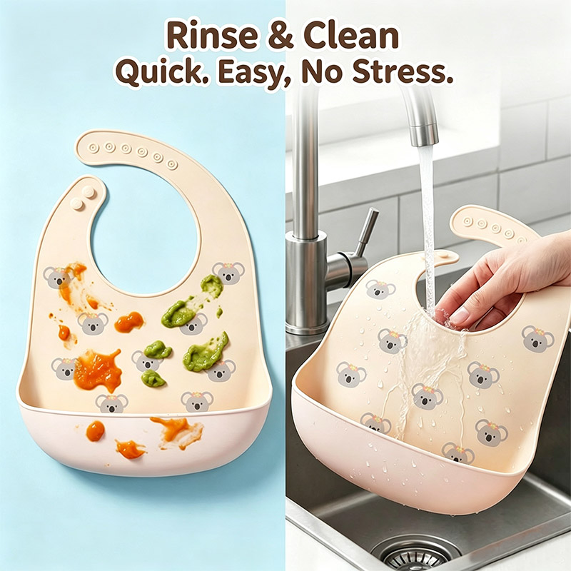 Silicone Baby Feeding Bib Wate - Silicone Baby Bibs บทวิจารณ์และราคา