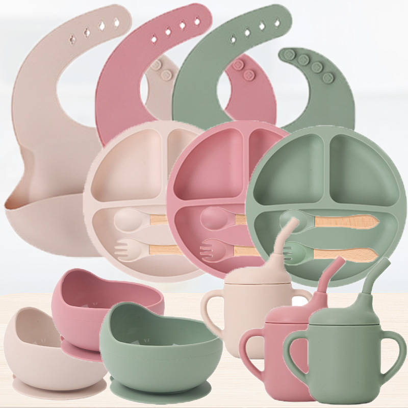 Children's silicone tableware  - Silicone Baby Bibs บทวิจารณ์และราคา