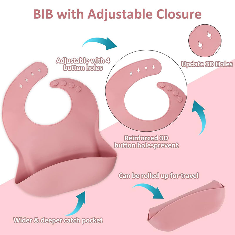 Children's silicone tableware  - Silicone Baby Bibs บทวิจารณ์และราคา