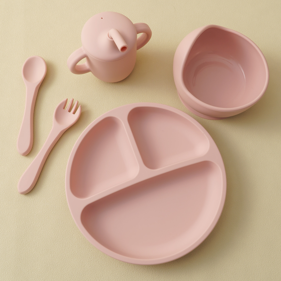 5PCS Baby Silicone Tableware S - Baby Led Weaning Set บทวิจารณ์และราคา