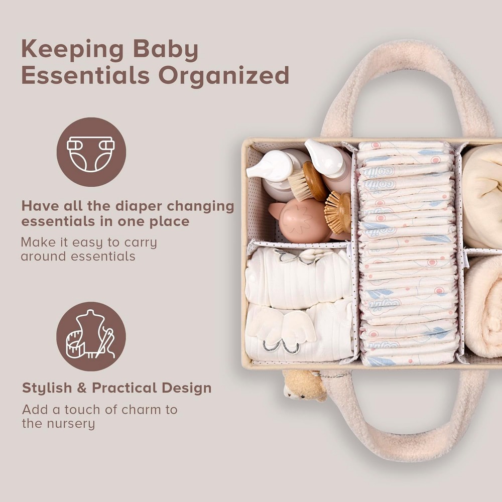 Baby Diaper Caddy Organizer wi - Baby Products Gift Baskets บทวิจารณ์และราคา