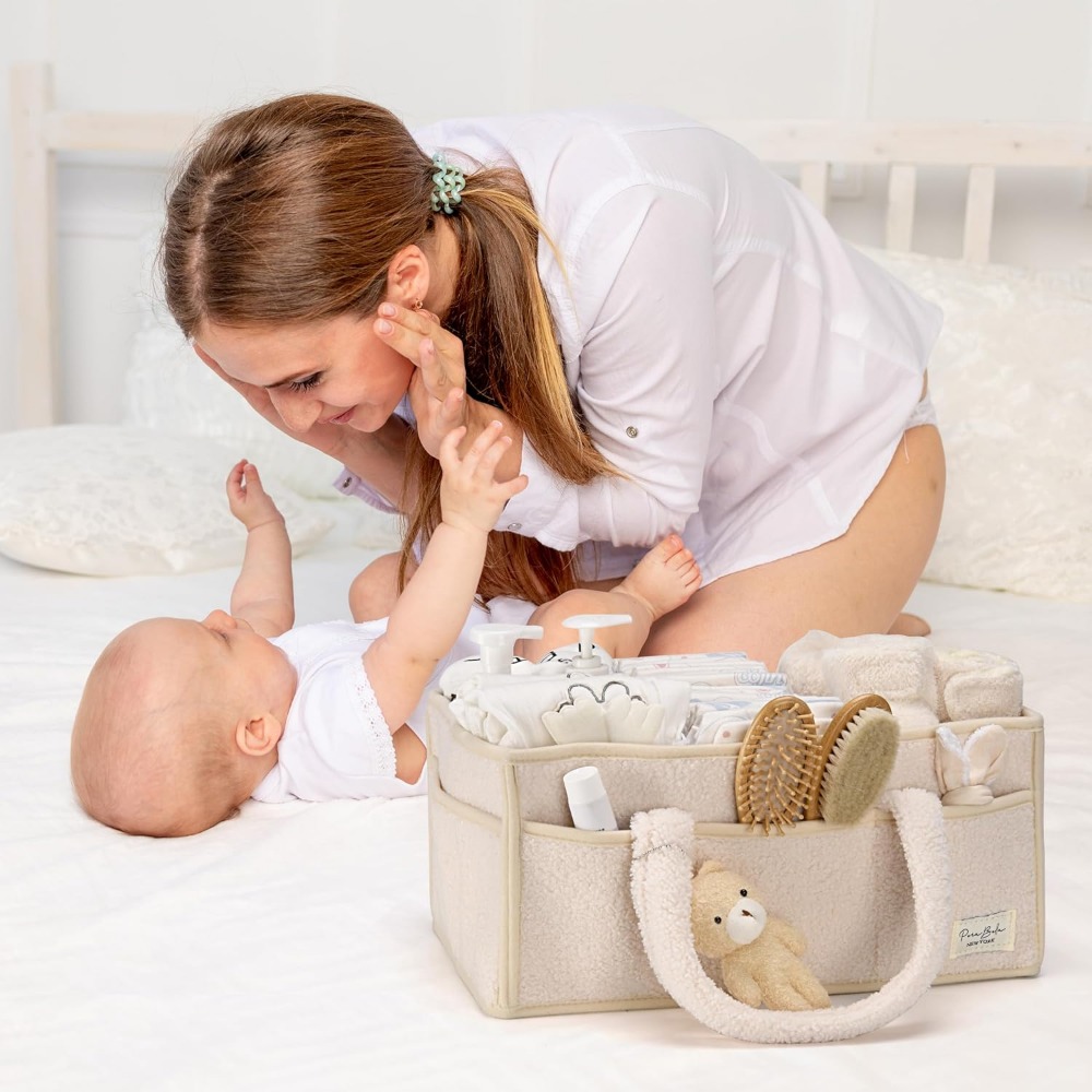 Baby Diaper Caddy Organizer wi - Baby Products Gift Baskets บทวิจารณ์และราคา