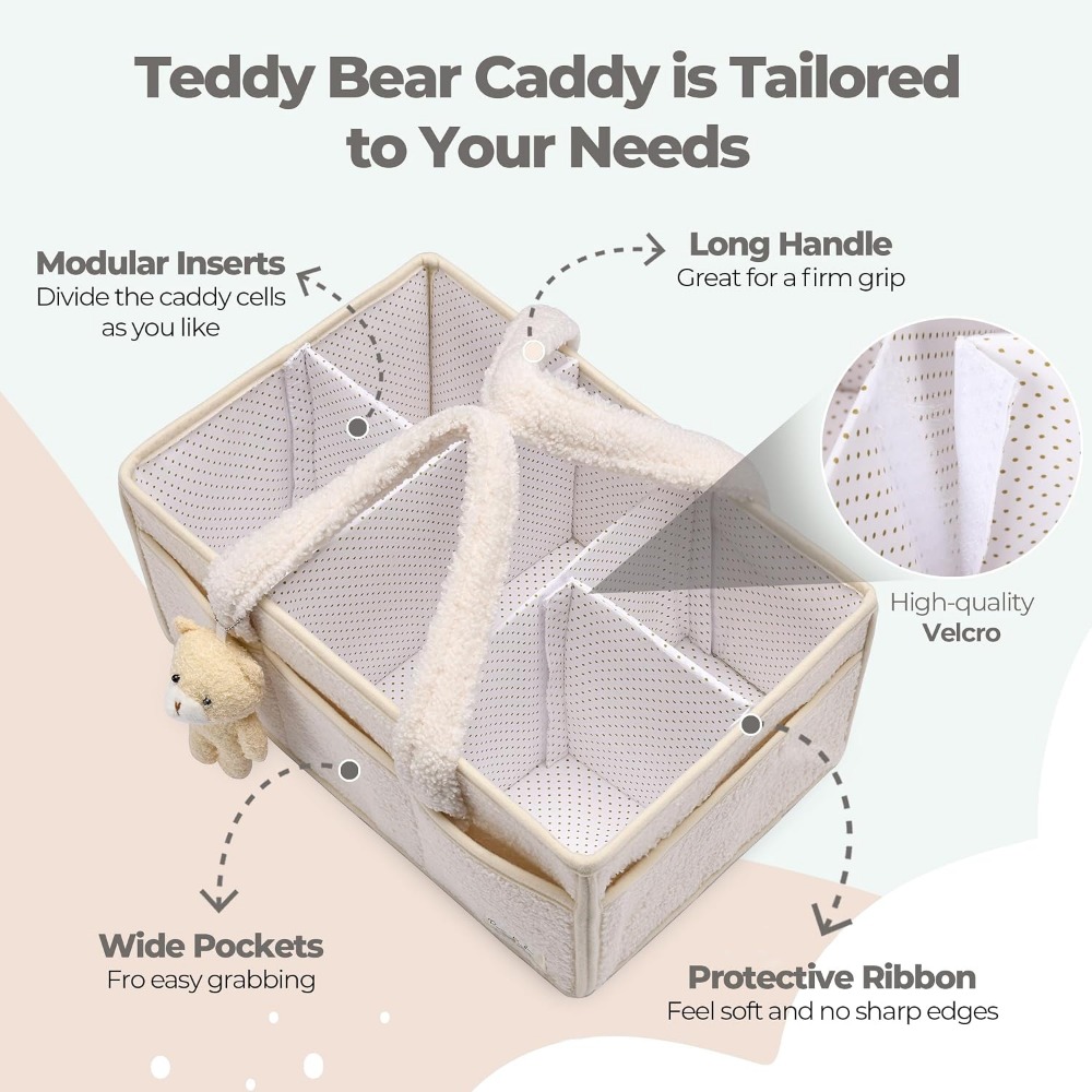 Baby Diaper Caddy Organizer wi - Baby Products Gift Baskets บทวิจารณ์และราคา
