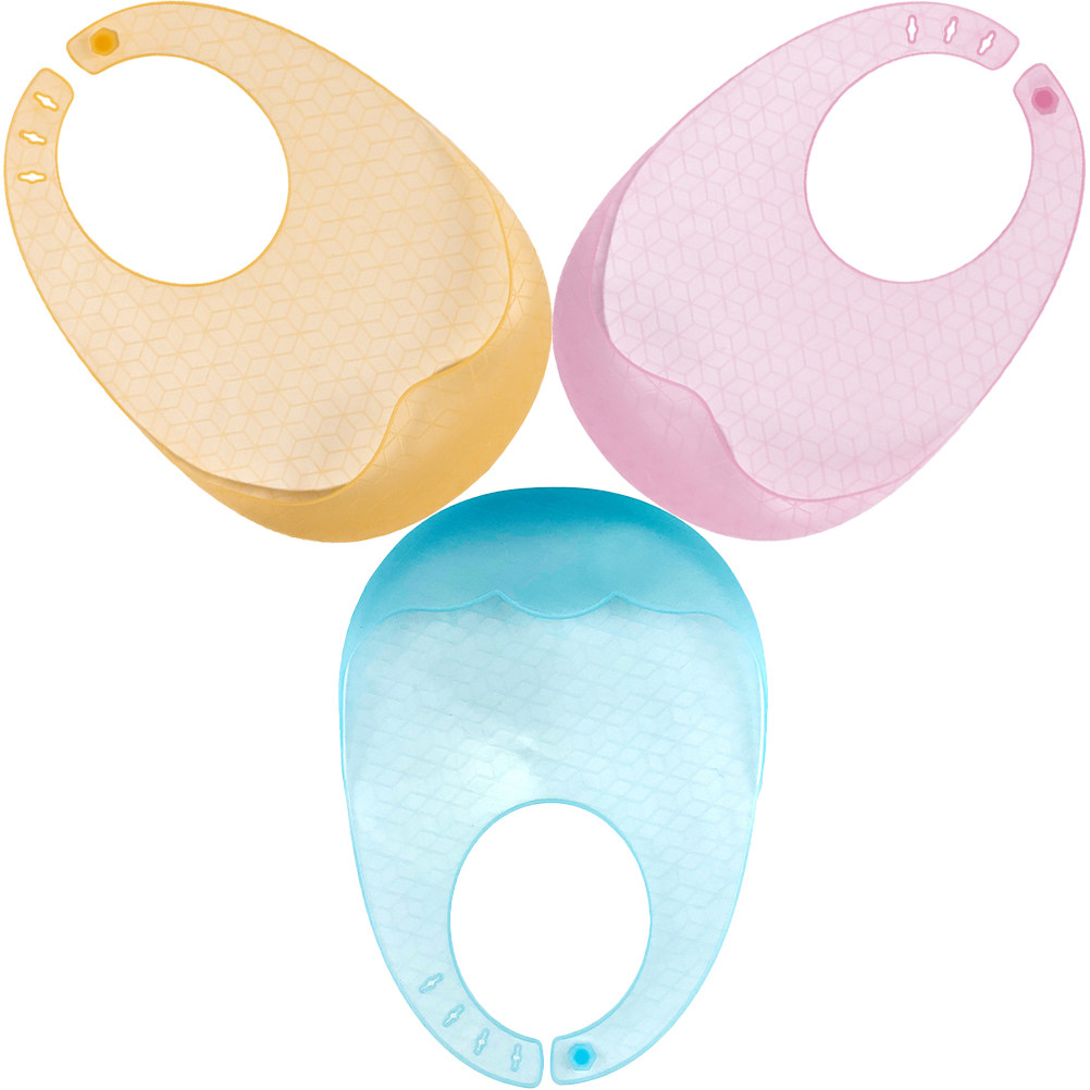 3Pcs Baby Bibs for Girls Boys  - Silicone Baby Bibs บทวิจารณ์และราคา