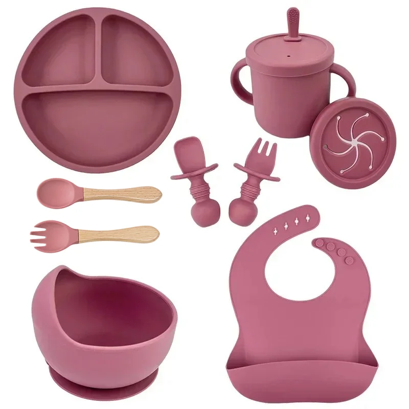 Food Grade Silicone Child Dish - Baby Led Weaning Set บทวิจารณ์และราคา