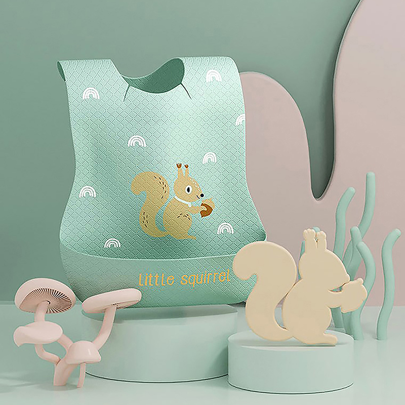 Waterproof Adjustable Food Fee - Silicone Baby Bibs บทวิจารณ์และราคา