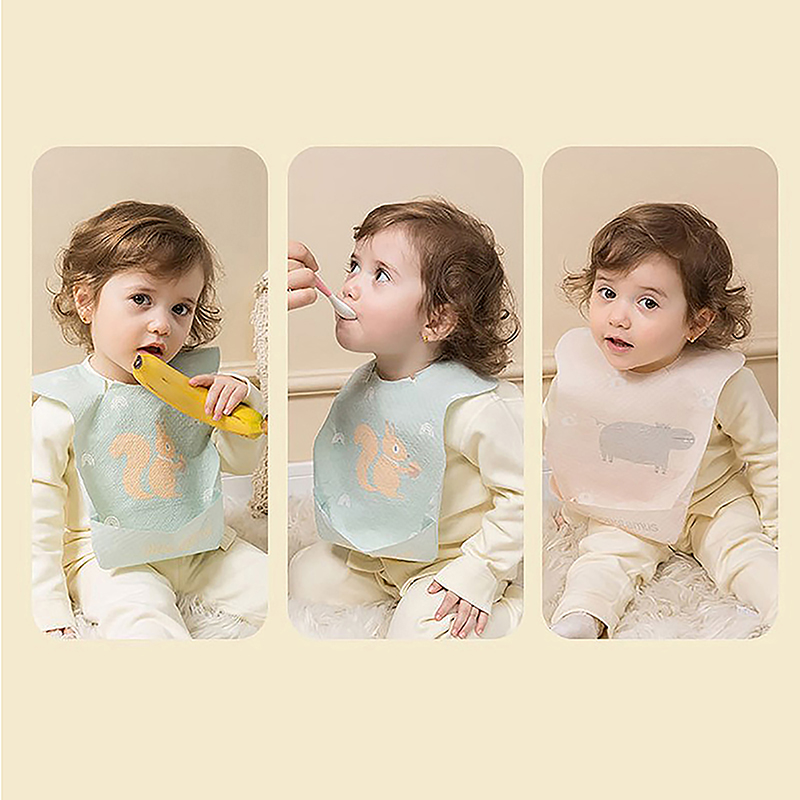 Waterproof Adjustable Food Fee - Silicone Baby Bibs บทวิจารณ์และราคา