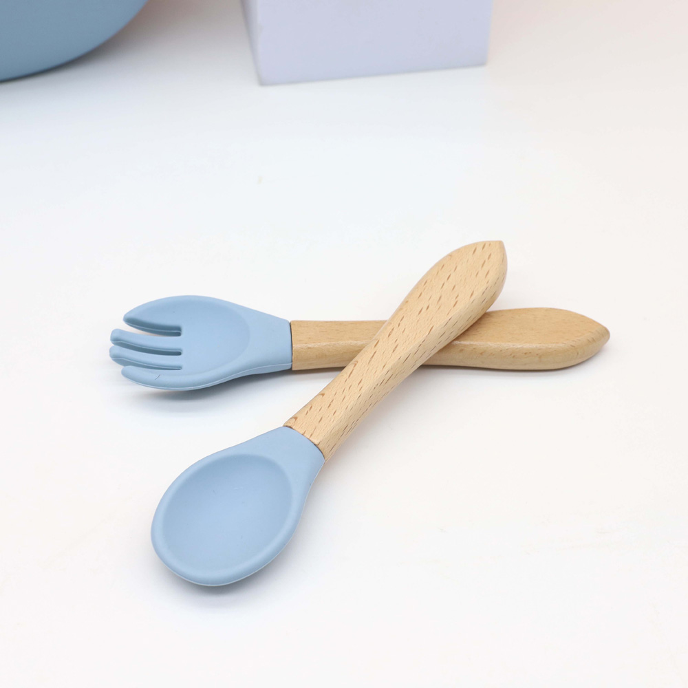 Hot baby food tableware set bi - Silicone Baby Bibs บทวิจารณ์และราคา