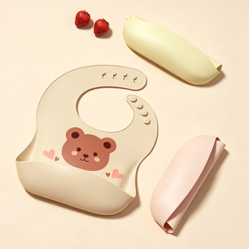 Waterproof Baby Bibs Soft Sili - Silicone Baby Bibs บทวิจารณ์และราคา