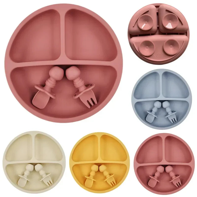 3Pcs Silicone Baby Feeding Set - Baby Led Weaning Set บทวิจารณ์และราคา