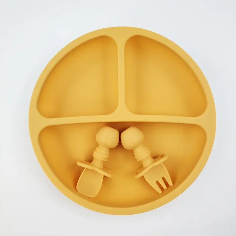 3Pcs Silicone Baby Feeding Set - Baby Led Weaning Set บทวิจารณ์และราคา
