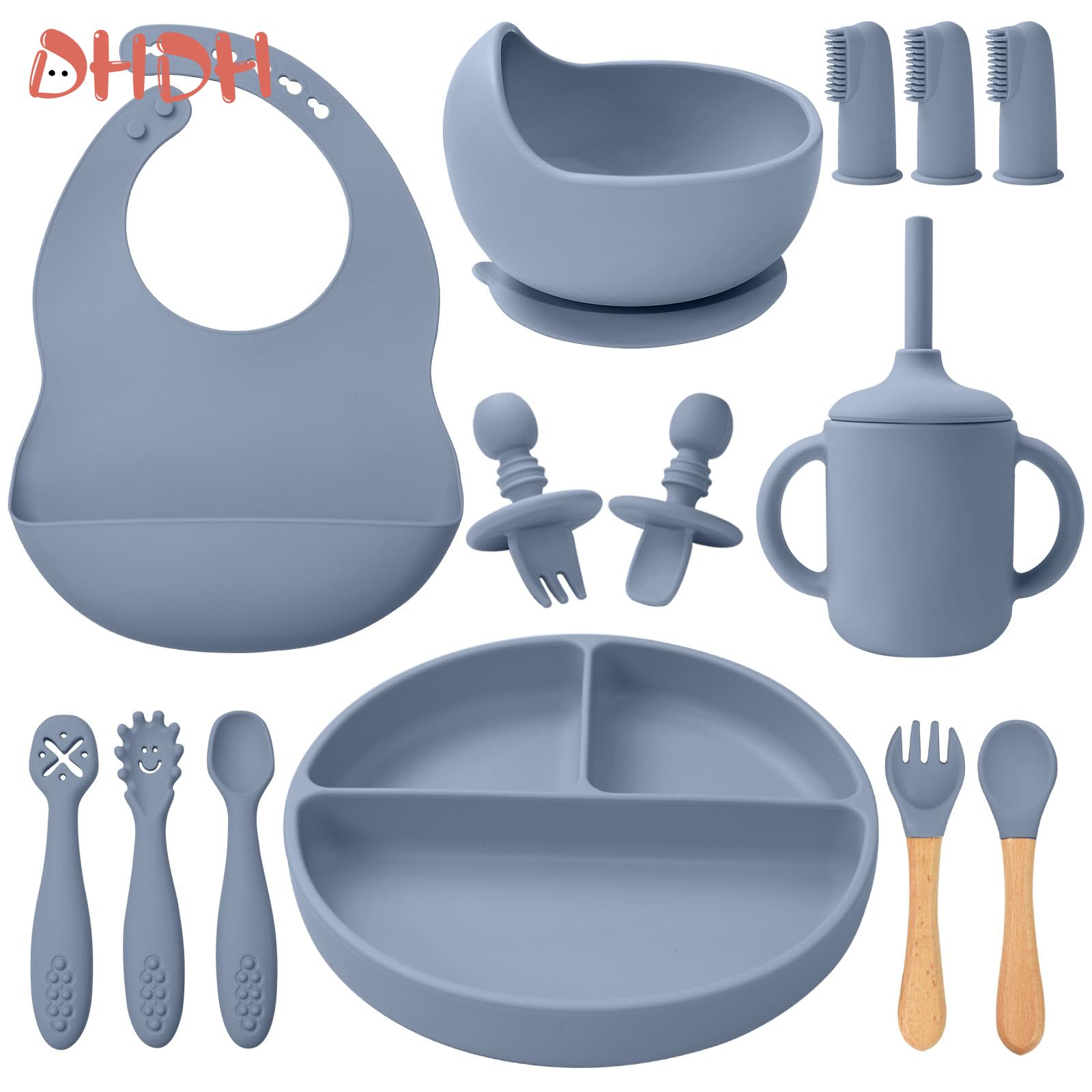 Silicone Baby Feeding Set Tabl - Baby Led Weaning Set บทวิจารณ์และราคา