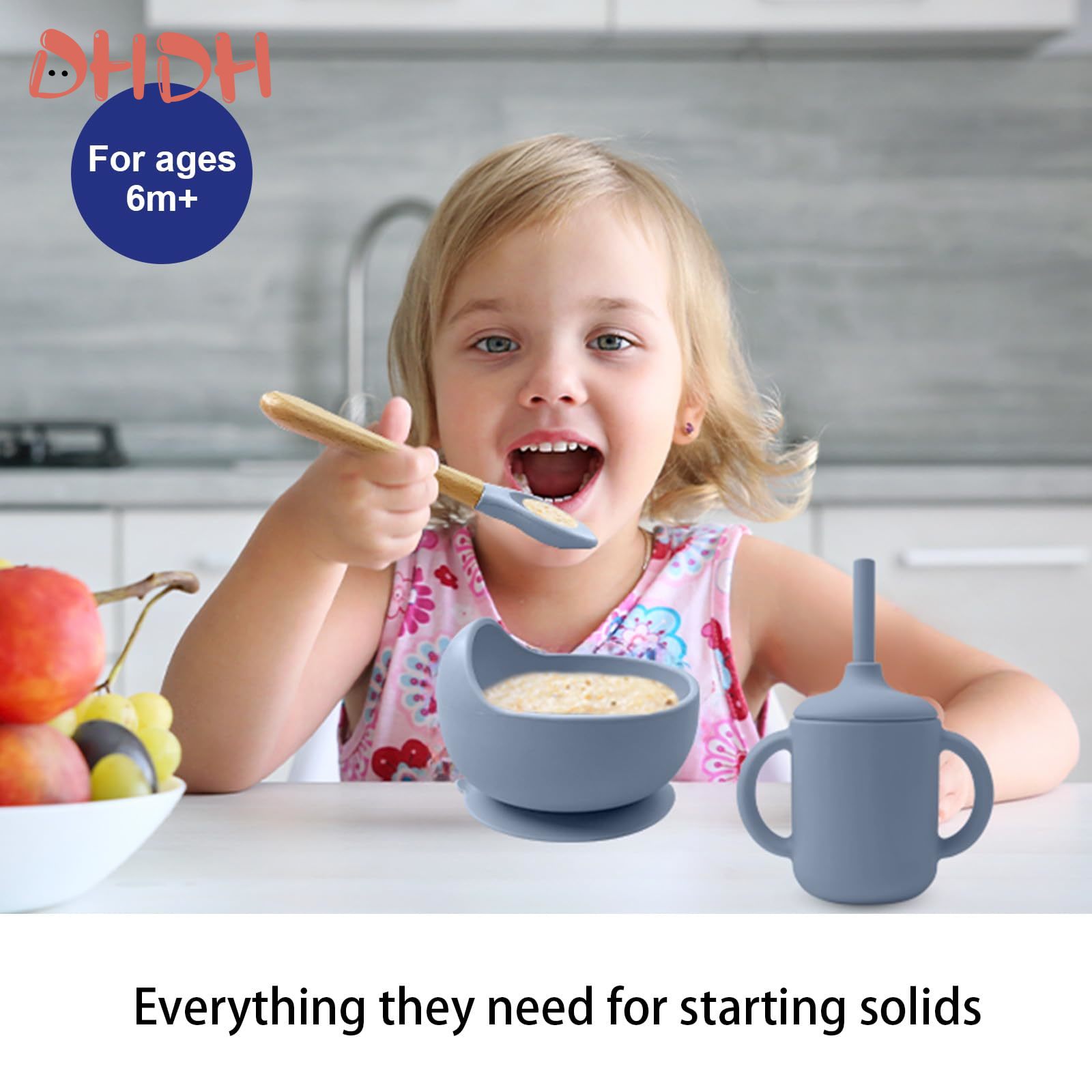Silicone Baby Feeding Set Tabl - Baby Led Weaning Set บทวิจารณ์และราคา