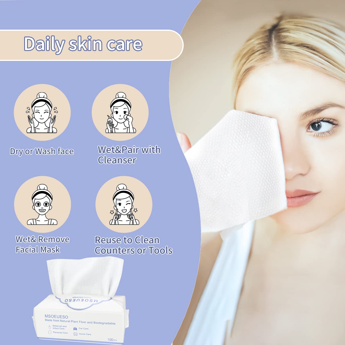 Cotton Disposable Face Towel,  - Baby Products For Dry Skin บทวิจารณ์และราคา