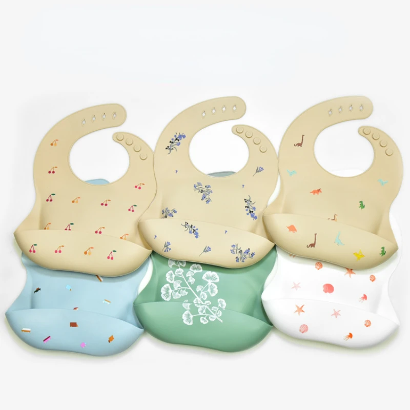 INS Baby Bibs BPA Free Waterpr - Silicone Baby Bibs บทวิจารณ์และราคา