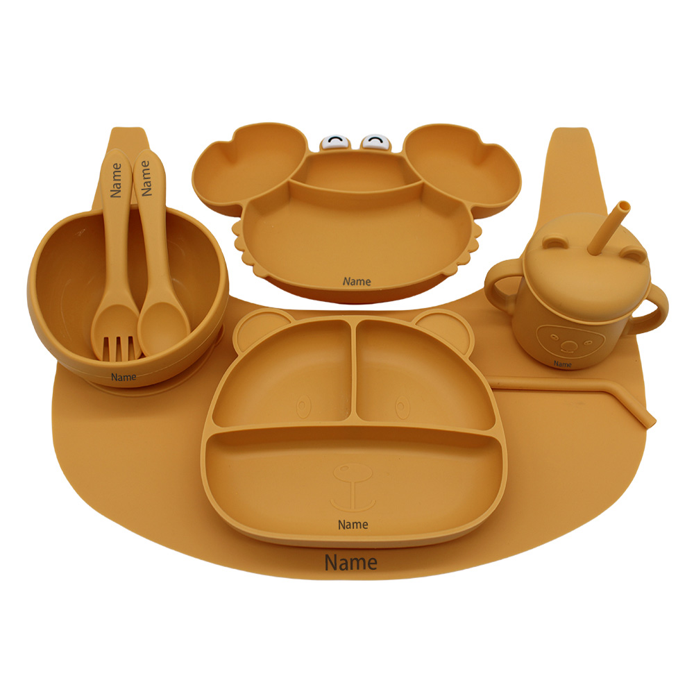 Free Name Printing Children's  - Baby Led Weaning Set บทวิจารณ์และราคา