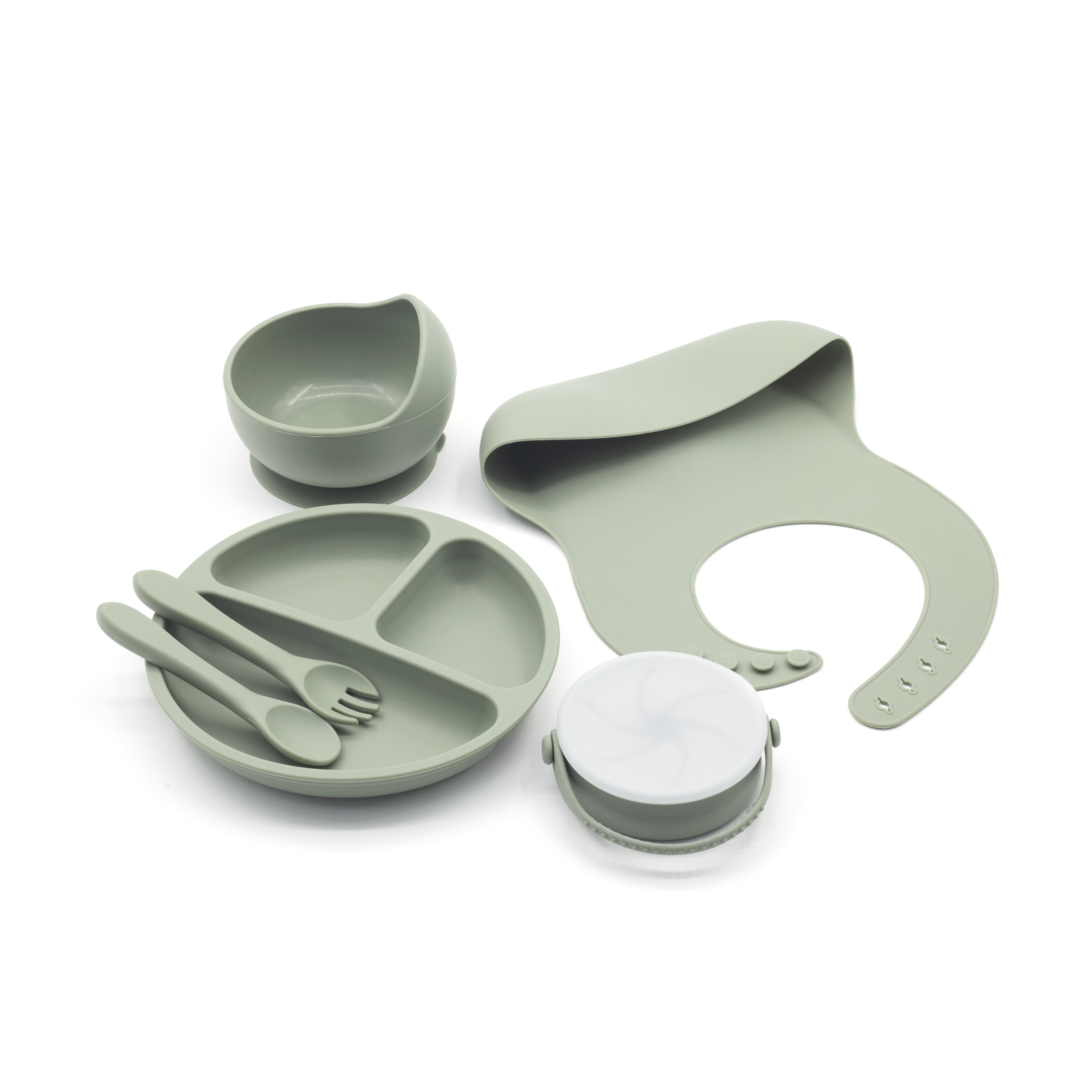 Silicone Baby Feeding Set, Bab - Baby Led Weaning Set บทวิจารณ์และราคา