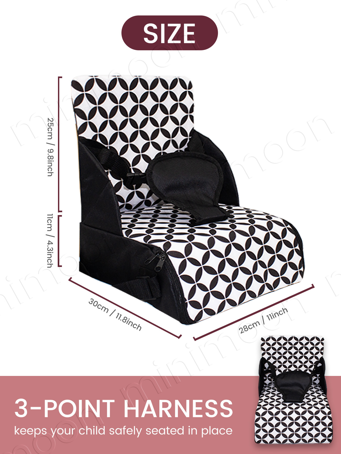 Portable Baby Booster Seat for - Baby High Chair Booster บทวิจารณ์และราคา