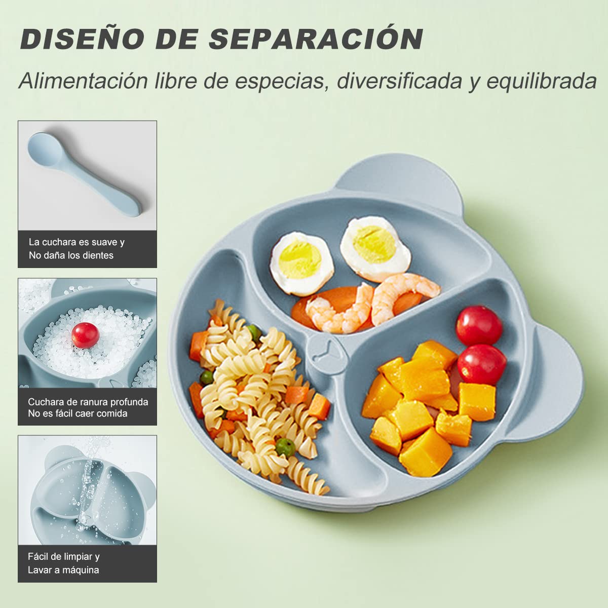 4PCS Baby Feeding Set with Bib - Baby Led Weaning Set บทวิจารณ์และราคา