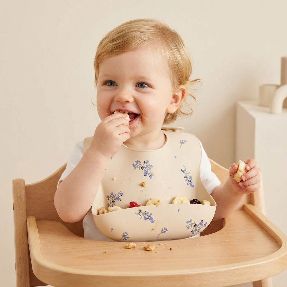 New Baby Bibs BPA Free Waterpr - Silicone Baby Bibs บทวิจารณ์และราคา
