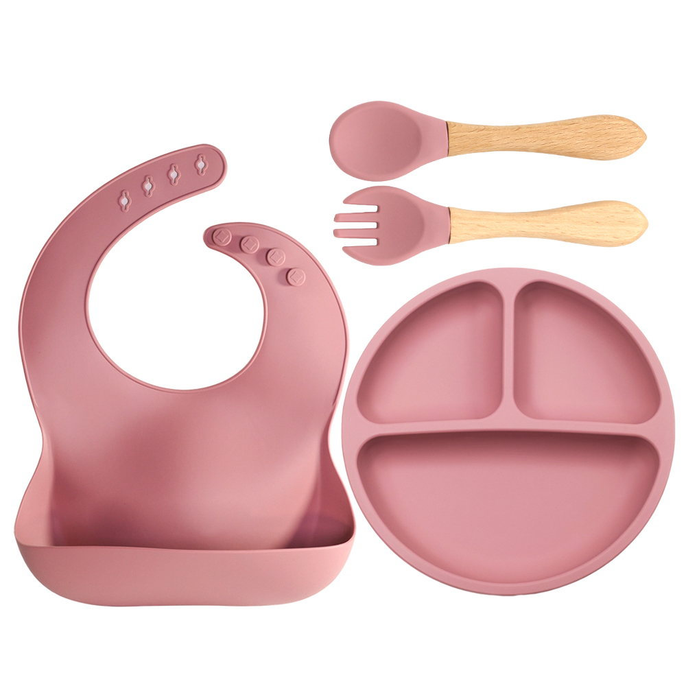 4 PCS Silicone Baby Feeding Se - Baby Led Weaning Set บทวิจารณ์และราคา