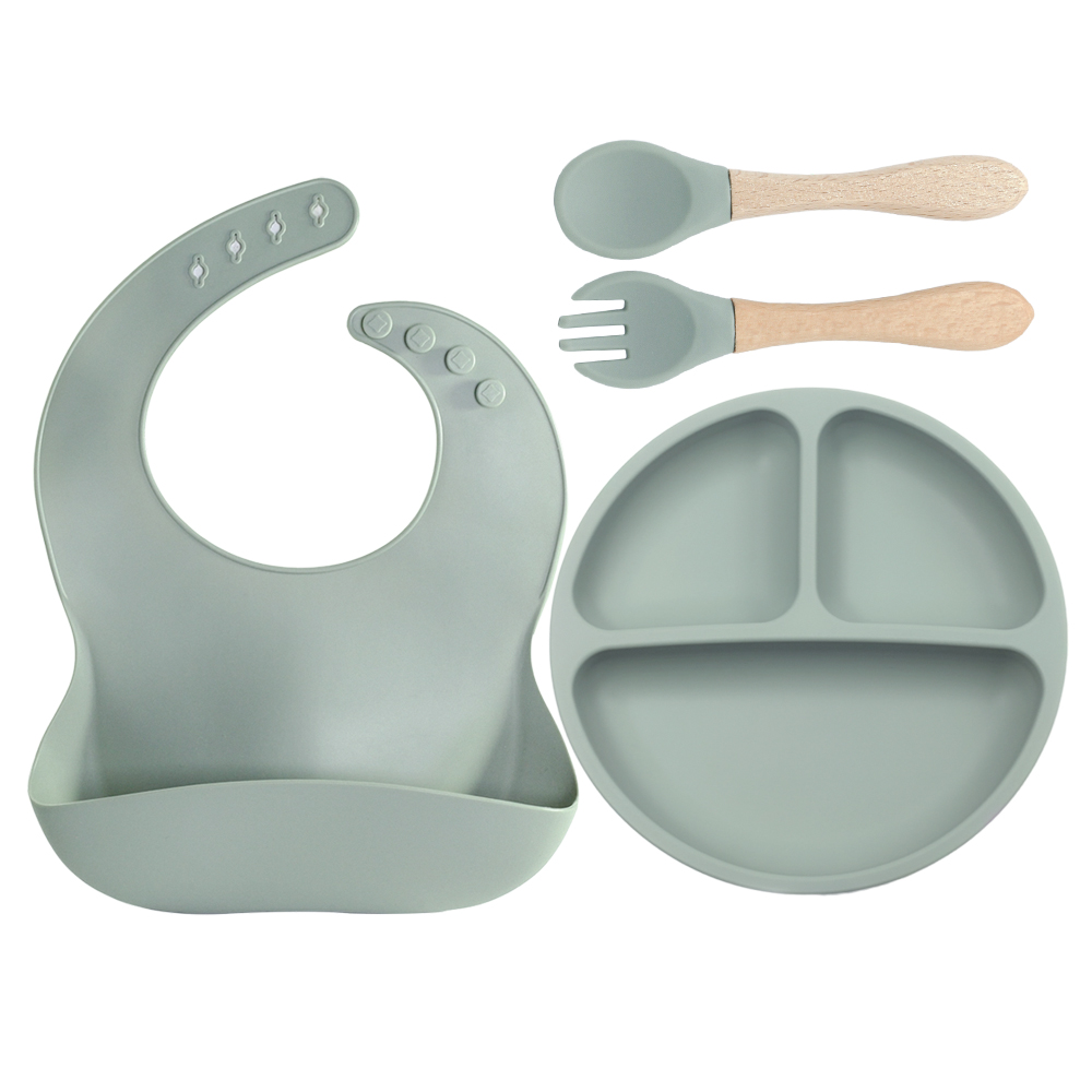 4 PCS Silicone Baby Feeding Se - Baby Led Weaning Set บทวิจารณ์และราคา